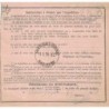 BAS-RHIN - STRASBOURG - BULLETIN D'EXPEDITION - BEL AFFRANCHISSEMENT 2-3-1939.