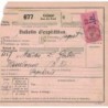 HAUT-RHIN - COLMAR - BULLETIN D'EXPEDITION - BEL AFFRANCHISSEMENT DU 1-3-1939.