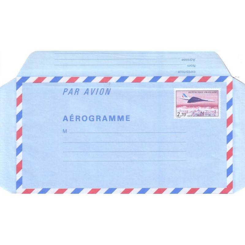 AEROGRAMME - CONCORDE 2F70 NEUF.