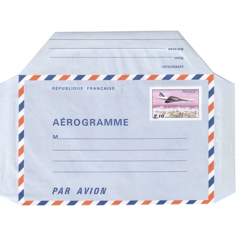 AEROGRAMME - CONCORDE 2F10 NEUF.