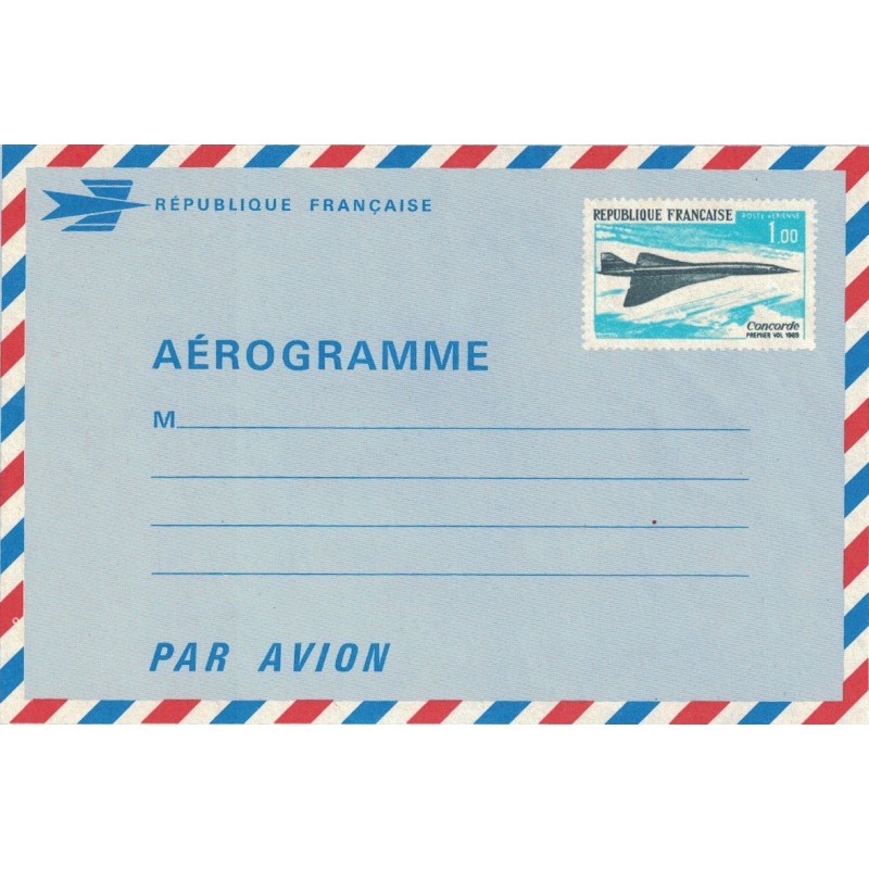 AEROGRAMME - CONCORDE 1F - NEUF - COTE 22€.
