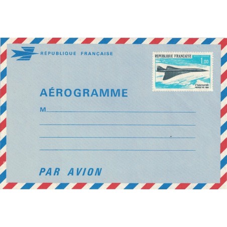 AEROGRAMME - CONCORDE 1F - NEUF - COTE 22€.