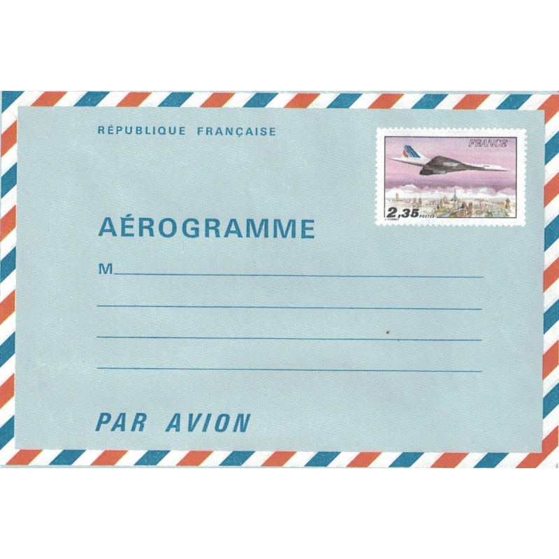 AEROGRAMME - CONCORDE 2F35 NEUF.