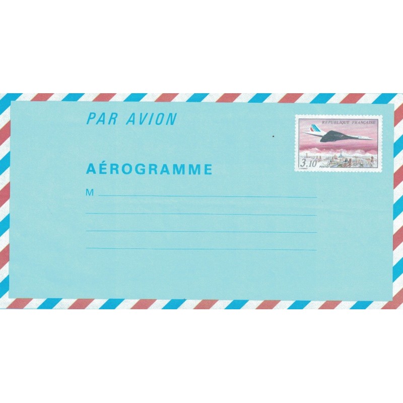 AEROGRAMME - CONCORDE 3F10 NEUF.