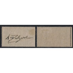 No0245 - LEGION AMERICAINE - VERSO SIGNATURE DU GRAVEUR ANTONIN DELZERS.