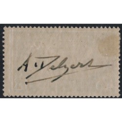 No0245 - LEGION AMERICAINE - VERSO SIGNATURE DU GRAVEUR ANTONIN DELZERS.