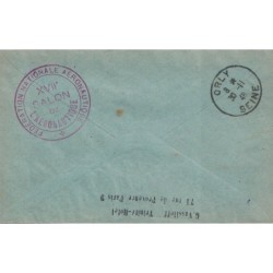 PARIS - SALON DE L'AERONAUTIQUE - 29-11-1946 - MAZELIN + TAXE - VIGNETTE SPECIALE.