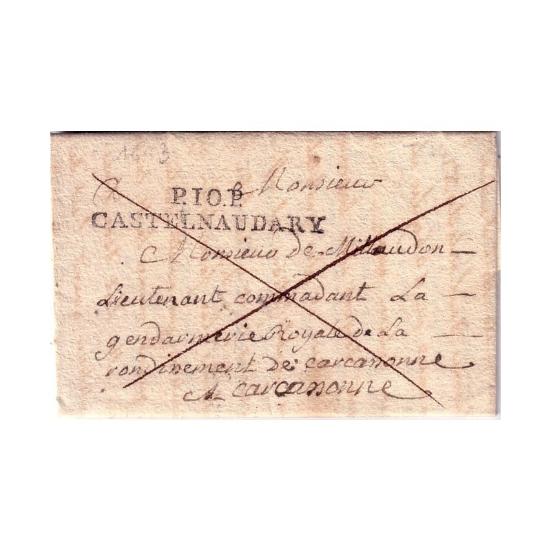 AUDE - P.10.P. CASTELNAUDARY - 2 SEPTEMBRE 1817.