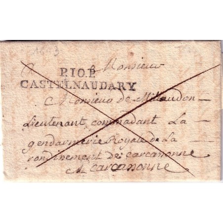 AUDE - P.10.P. CASTELNAUDARY - 2 SEPTEMBRE 1817.