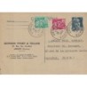 GANDON - ENTIER POSTAL 5F+4F+3F MOBILE - AMIENS RP - SOMME - 28-2-1949 - AFFRANCHISSEMENT TRICOLORE.