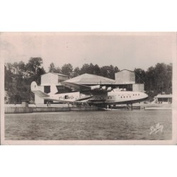 LANDES - BISCARROSSE-BOURG - BASE DES HOUSTIQUETS - HYDRAVION - LATECOERE 631 ASSURANT LES LIAISONS TRANSOCEANIQUES.