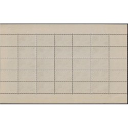 PA No025 - VUE DE BORDEAUX - PLANCHE DE 25 TIMBRES NEUF* - AVEC COIN DATE - COTE 462€.