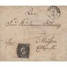 SAXE - N°7 - SEUL SUR LETTRE DE DRESDEN LE 13-8-1862.